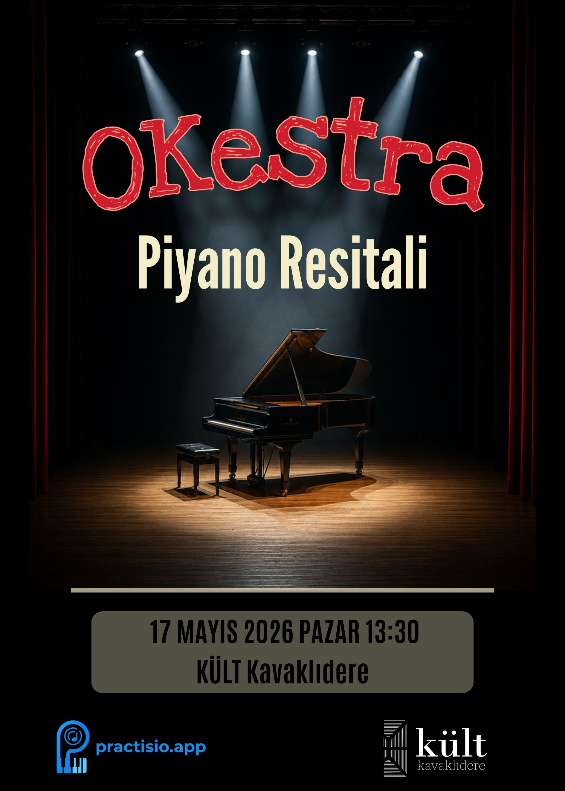 11. Okestra Konseri Piyano Resitali, 17 Mayıs 2026 afişi